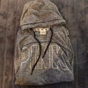 VS PINK hoodie with open back size xs